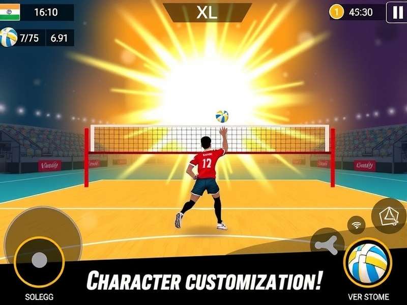 India Volleyball Dominators gameplay screenshot
